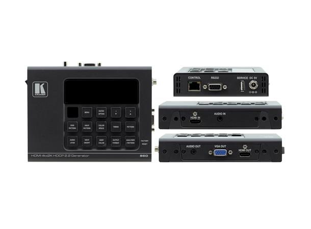 Kramer HDMI Signalgenerator, Tester 18G 4K60 4:4:4 DCP 2.2 Analyzer 